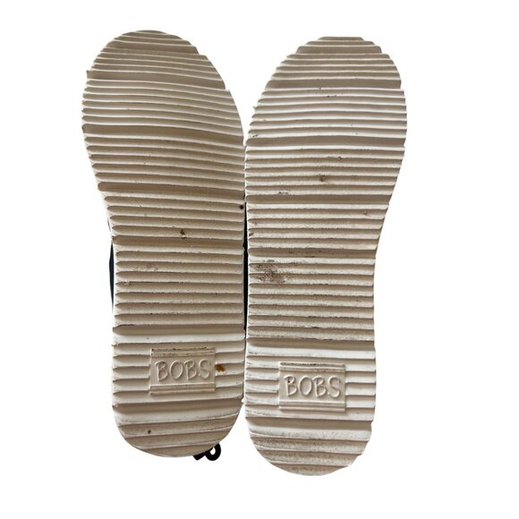 BOBS Skechers Chill Flex Black Slip On Shoes Memory Foam Insoles Canvas Size 7 - Picture 8 of 8